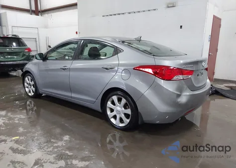 2012 Hyundai Elantra Limited (Ulsan Plant) из США, поврежденный, VIN KMHDH4AE9CU481726